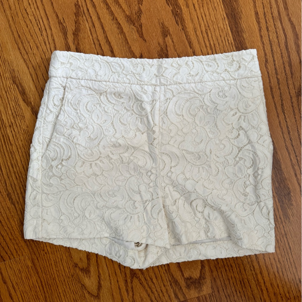Express lace shorts.